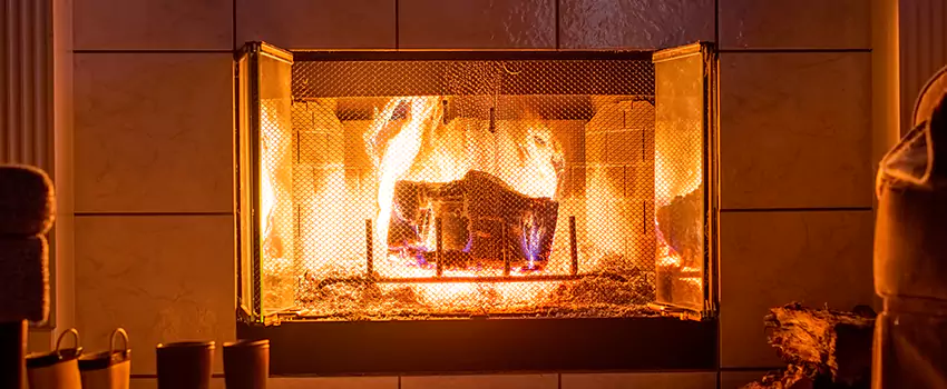 Mendota Hearth Landscape Fireplace Installation in Truckee, California